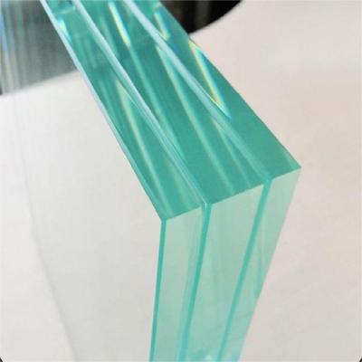 China Supermarket 2 layers 3 layers 5 layers High Quality Custom PVB SGP Interlayer Film Safety Sandwich glass Tempered Toughened Laminated Glass for sale