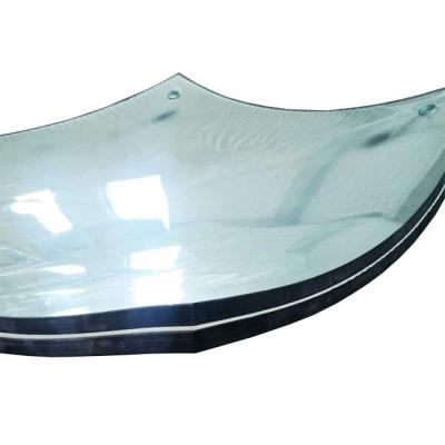 China Supermarket Factory Autoclave Bent Glass Laminating Single Double Multi-curved and Shaped Bending Curved Tempered Glass Panel Sheet for sale