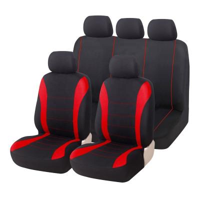 China Lightweight Custom Polyester Four Seasons Front Seat Covers And Rear Split Red Pink Bench Car Seat Covers For Honda Accord Car Seat Cover for sale