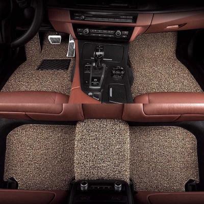 China Washable Floor Mats Carpet Front Rear General Full Set 5d Car Floor Mat Carpet For All Car Models Universal Coil Car Mat for sale