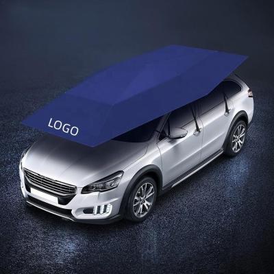 China Automatic Folding Sun Protection 4.2m 4.8m Sun Shade Cover 5.2m UV Protection Car Roof Cover Umbrella Parasol with Outdoor for sale