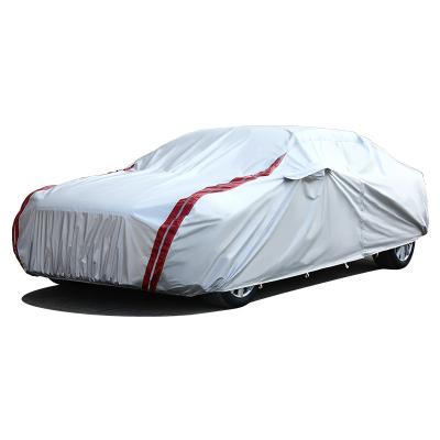 China Oxford Cloth Sunscreen Car Universal Waterproof Clothing Cover All-season Outdoor Waterproof Car Covers for sale