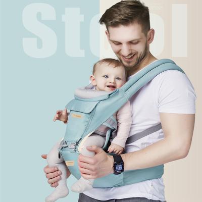 China Cotton Multi-Use Organic Newborn Toddler Hip Seat Wrap Toss Ergonomic Infant Kids Backpack Baby Carrier for sale