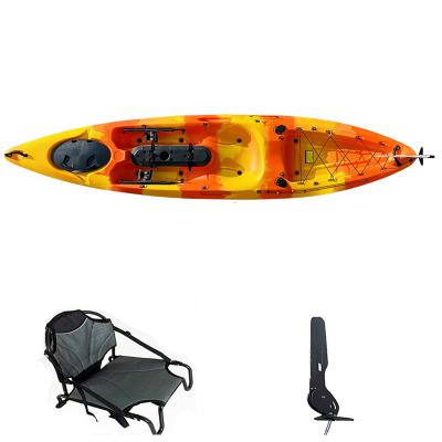 China Fishing Kayak Traveling Kayak 2021 NEW DESIGN Plastic PVC Material Sea Kayak Fishing Canoe With Rudder System For Sale Ireland for sale