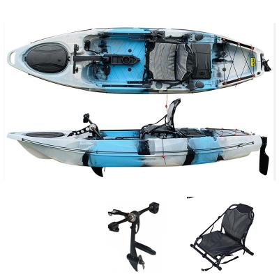 China Fishing Kayak Traveling Kayak 2021 NEW Design Professional Power Pedal Fishing Kayak Tandem Kayak Boat For Sale for sale