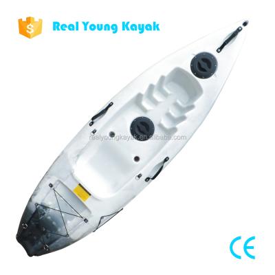 China Fishing Sit On Top Kayak Barato Fishing Boats Pastic Single Canoe for sale