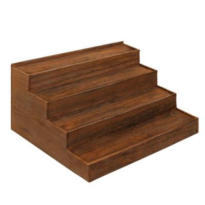 China Modern Countertop Riser Display Tier Dessert Organizers Wooden Display Racks for sale