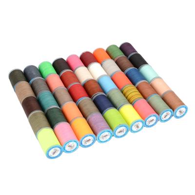 China Waterproof Polyester Bondi Round 0.55mm Waxed Thread For Leather Sewing for sale