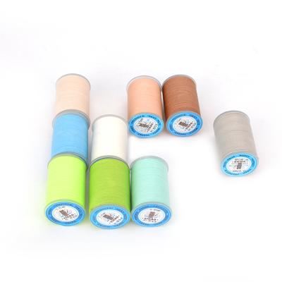 China New Product Waterproof Polyester Round Waxed Thread For Leather Sewing for sale