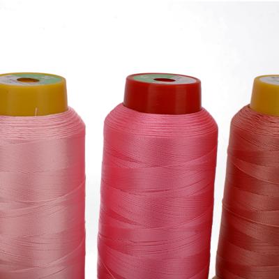 China Abrasion-Resistant Sustainable Bonded Nylon Polyester Sewing Thread For Bags for sale