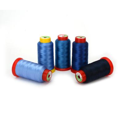 China Abrasion-Resistant 100% Polyester High Tenacity Seam Yarn For Car Cushions for sale