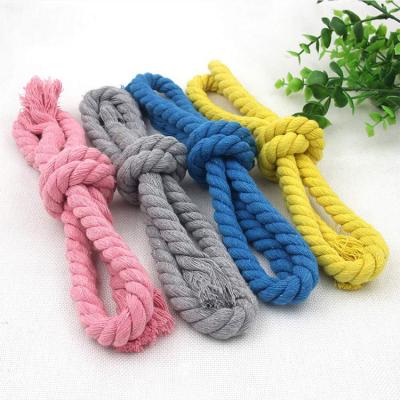 China Customized Colors Viable 3-Strand Twisted Natural Cotton Rope For Macrame for sale