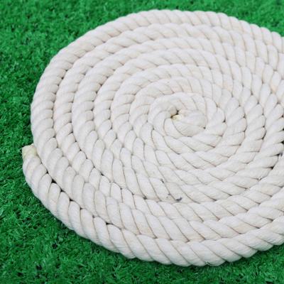 China Sustainable Three Strands Twisted Macrame Cord Cotton Cord For Home Textile for sale