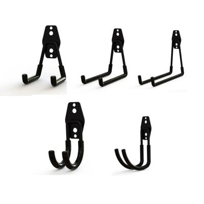 China Durable Heavy Duty For Organizing Power Tools And Utility Steel Garage Storage Double Hooks for sale