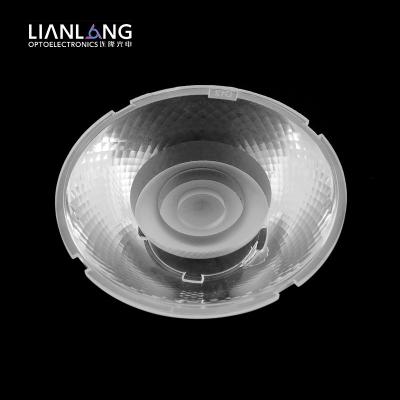 China Downlight 35mm led lens for cree xpe narrow beam / 3 degree led lens top edge customized plastic lenses for sale