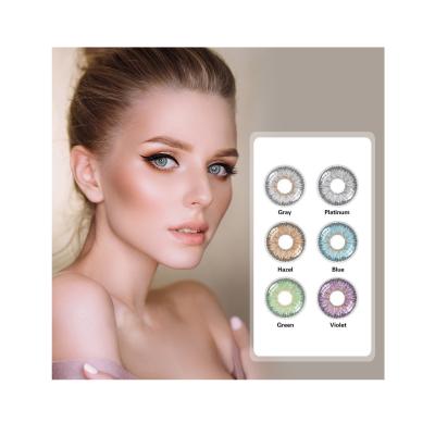 China Eye Latest I YOUNG 6 Cool Natural Cosmetic Color Contact Lenses Use Lenses For A Year for sale