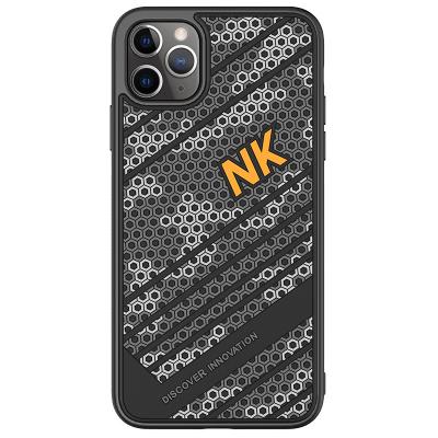 China Fashionable 3D texture Nillkin 3d stereo embossed PC silicone cell phone case for iphone xs for apple phone 7 for sale