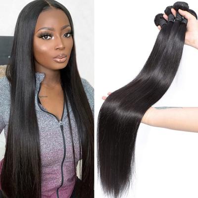 China Wholesale Silky Straight Wave 10-24 Inch Unprocessed 12A Mink Brazilian Virgin Human Hair Vendors Bundles Virgin Cambodian Hair Extension for sale