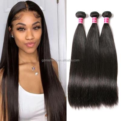 China Raw Human Cuticle Aligned Woman Silky Weave Silky Straight Remy Mink Brazilian Hair Bundles 100% Wave China Hair Vendors Wholesale Price for sale