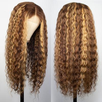 China Best Selling Curly Lace Front Wig, Brazilian Long Curly Lace Wig, 26-28 Inch Hair Yaki Heat Resistance 13x4 Lace Front Wig for sale