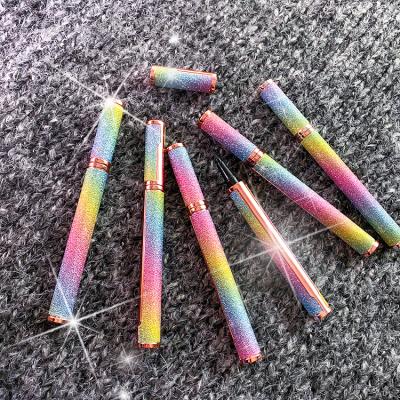 China Custom high quality wholesale logo waterproof eyelash wicking glue pen adhesive magnetic eyeliner for sale