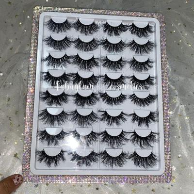 China Natural Hot Sale 5D 25Mm Long Lashes Super Cruelty Free 100% Real 3D Mink Eyelashes 30Mm Mink Eyelash Vendor for sale