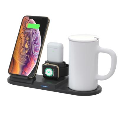 China SHANPIN 2021 Hot Stocked 55 Degree Trending Wireless Charger Dock With Cup for sale