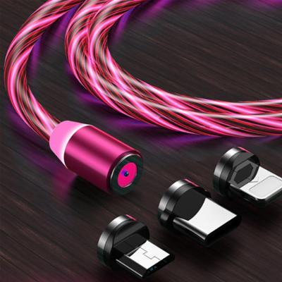 China MP3 / MP4 Player SHANPIN 3in1 Magnetic Luminous Flowing Lighting USB Cables for sale