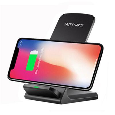 China SHANPIN Qi 10W Cell Phone Fast Wireless Charging Cargador Inalambrico celular Desktop Stand Charger Carregador De for sale