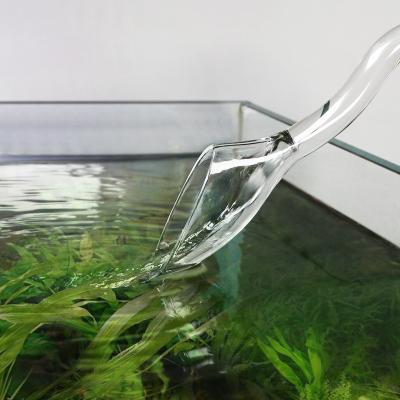 China Viable Aquarium Lily Pipe Glass Skimmer For Plant Tank for sale