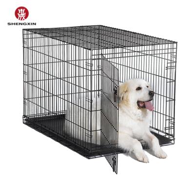 China Viable High Quality Collapsible Collapsible Kennel Mesh Dog Cages for sale