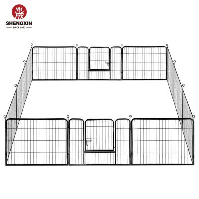 China Sustainable Dog Park Exercise Cage Puppy Crate Fence Portable Foldable Outdoor for sale