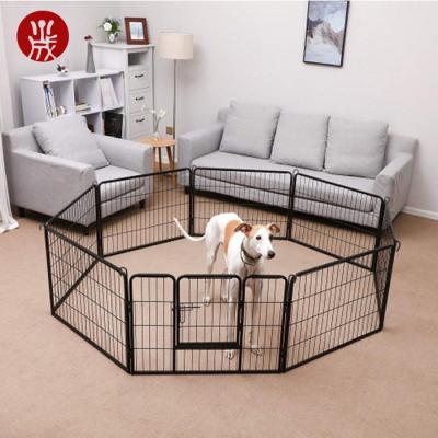 China Breathable Wholesale Metal Black Kennel Wire Dog Cage for sale