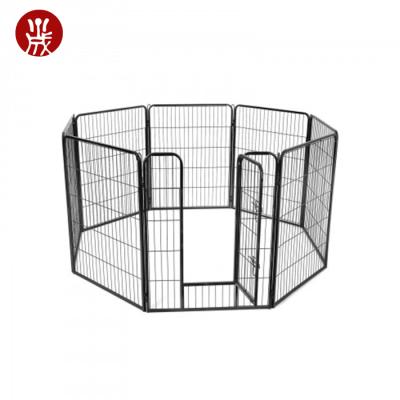 China Durable Heavy Duty Metal Pet Exercise Barrier, Pet Playpen with 16 Panels or 8 Panels, Outdoor and Indoor Dog Fence Cages for sale