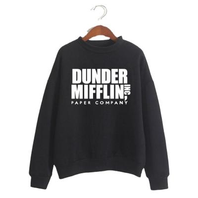 China Custom Macting Logo Cotton Long Sleeve Women's Anti-pilling O-Neck Hoodie For Gym Wear Casual Single Shoulder for sale