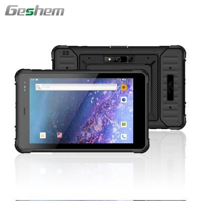 China Waterproof 8 Inch Android MTK6771 9800mAh Removable Battery Industrial Rugged Waterproof Tablet Ip67 Nfc Rfid 1D 2D Barcode Scanner for sale