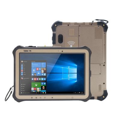 China Waterproof 10 Inch Windows Linux Tablet Industrial Rugged Sunlight Ip65 Nfc Rfid Reader 1D 2D Barcode Readable Waterproof Scanner for sale