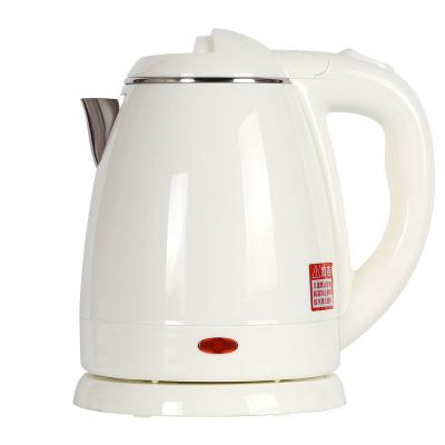 China 1.2L Protection Wholesale Price Household Appliances Boil-Dry Stainless Steel Boiling Hot Water Coffee Tea Kettle White Electric Kettle for sale