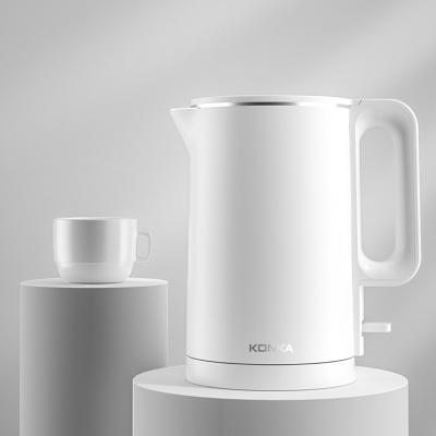 China Boil-dry protection drop shipping 1.7l household integrated automatic white power-up large capacity cheap electric kettle for sale