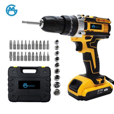 China GMTOOLS Power Drilling Tools Professional Cordless Screwdriver Sets Multi Function Charging Electric Hand Drill Screwdriver-A-2BB for sale