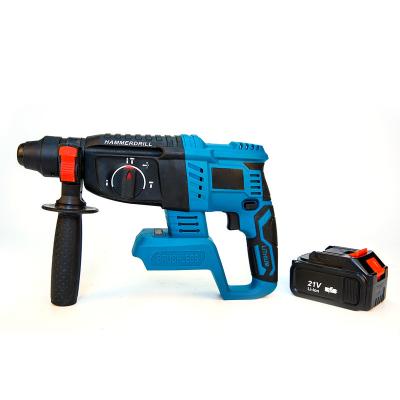 China 3 Functions GMTOOLS Bitwise Working Hardware Rotary Cordless Rotary Drill Machine Electric Hammer Driver Drills for sale