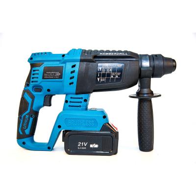 China 3 Functions GMTOOLS Power Drill Hammer Concrete Cordless Impact Drill With Hammer 21V for sale