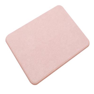 China Factory Supply Sustainable Quick-Drying Bathroom Mat Diatomite Foot Mats for sale