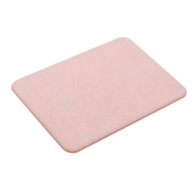 China Wholesale Sustainable High Quality Quick Dry Modern Non-slip Soft Bathroom Floor Diatomite Foot Pad for sale