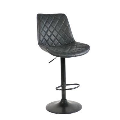 China New mid-back partner modern design PU leather home bar stool chair for sale