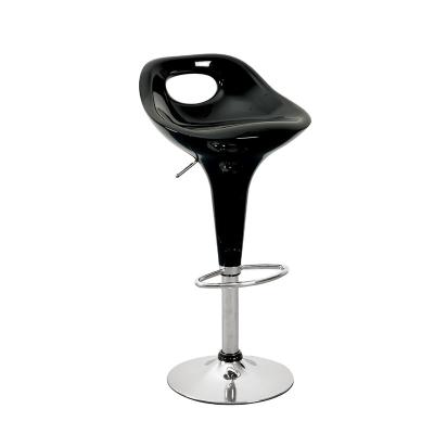 China (NIDA) Wholesale Price Modern Plastic Bar Chairs Swivel Metal Base Bar Stools for sale