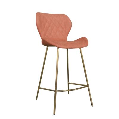 China (ADONIA) Modern Design Modern Bar Furniture Metal Legs With Canvas Cover Bar Chair for sale