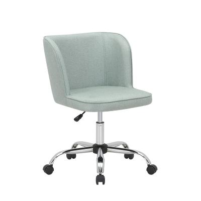 China Revolving Partner Customized 360 Degree Swivel Ergonomic Curved Back Upholstered Task Chair Personal Computer Chair for sale