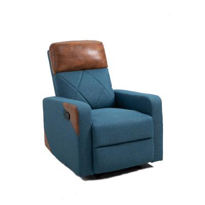 China Cooling Partner Comfort Stretch Recliners Set Leather Electric Recliner Sofa Chair Blue Recliner Chair for sale