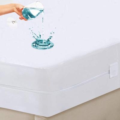 China Waterproof Zipper Mattress Protector Bedbug Proof Mattress Encasement for sale